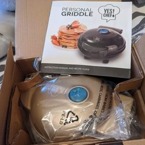 YES CHEF! personal mini griddle